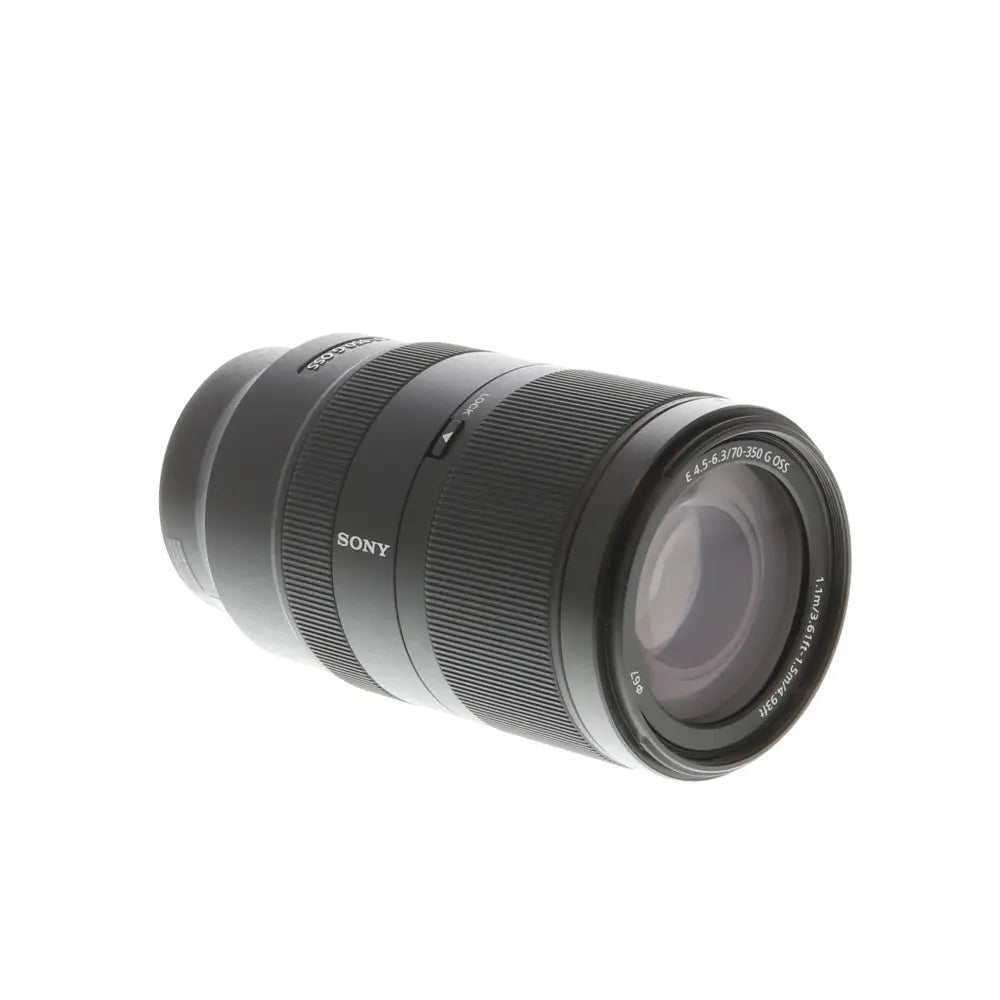 Sony E 70-350mm f/4.5-6.3 G OSS Autofocus APS-C Lens for E-Mount, Black