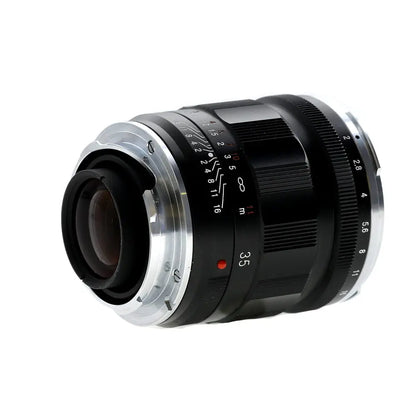 Voigtlander 35mm f/2 APO-Lanthar Aspherical Full-Frame VM Lens for M-Mount, Black with Chrome Rim